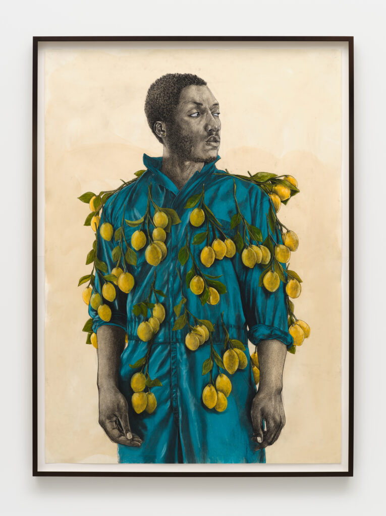 This image illustrates a link to the exhibition titled Robert Pruitt in Colossal