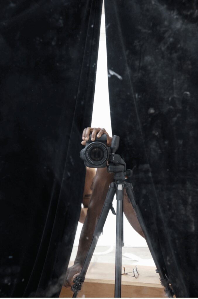 This image illustrates a link to the exhibition titled Paul Mpagi Sepuya in<br><i>Encounters with the Photographic</i>