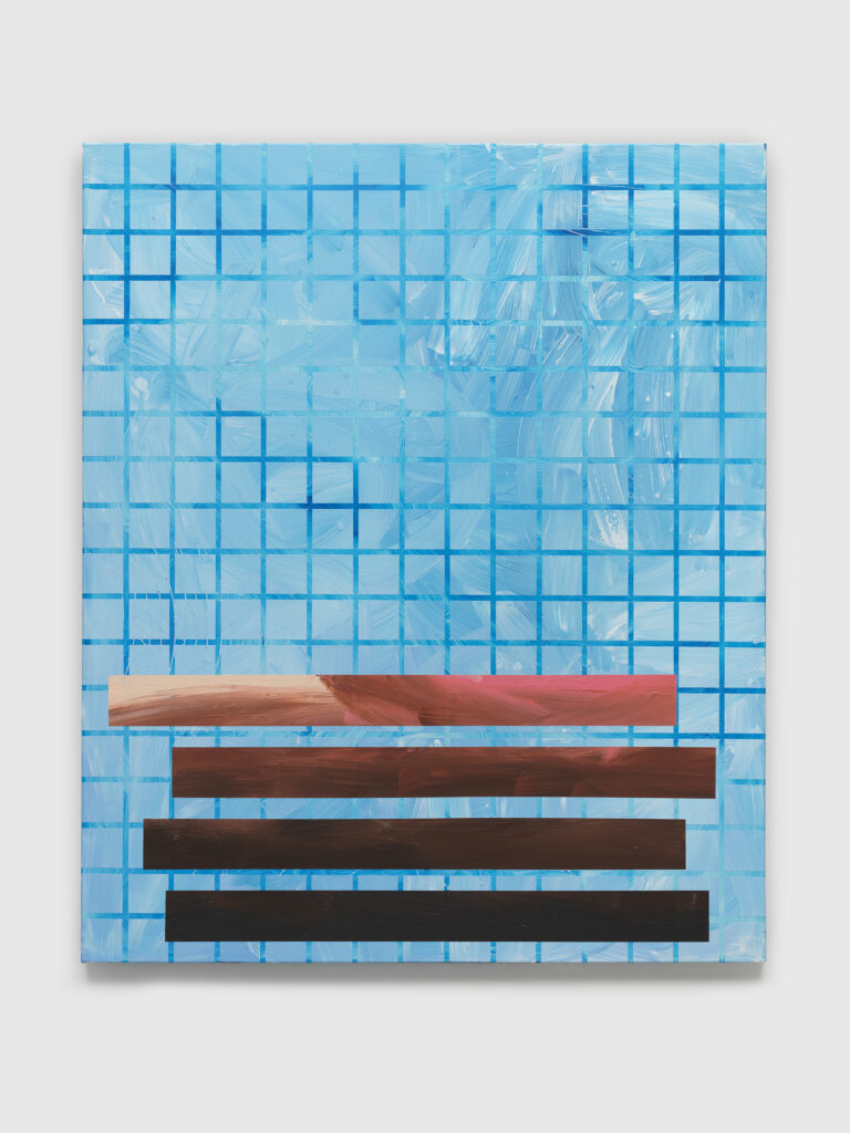 This image depicts an artwork by Tariku Shiferaw titled "Tezeta (Mulatu Astatke)." This artwork was created in 2025 and measures 72" x 60" x 2" [HxWxD] (182.88 x 152.4 x 5.08 cm). Its medium is Acrylic on canvas.