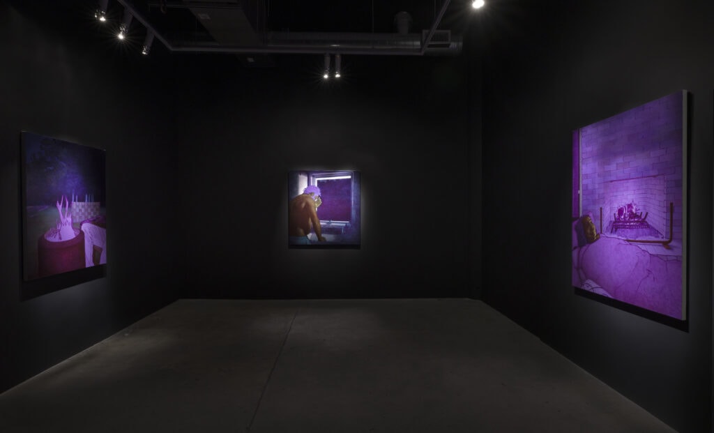 This image illustrates a link to the exhibition titled Spotlight: Arcmanoro Niles – Times Ain’t What I’d Thought They’d Be: The Stars Don’t Shine Like Before