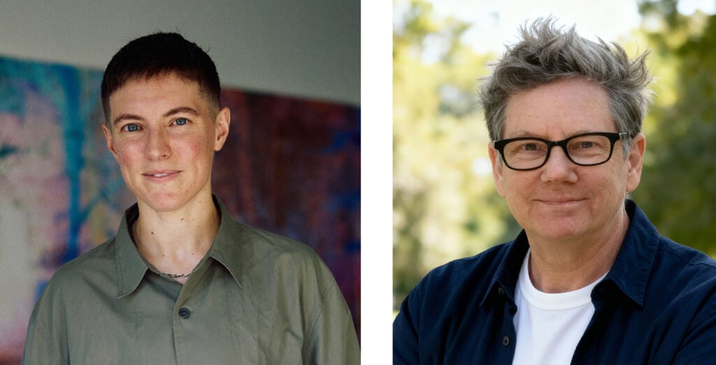 This image illustrates a link to the exhibition titled In Conversation: Zoe Walsh and Linda Besemer