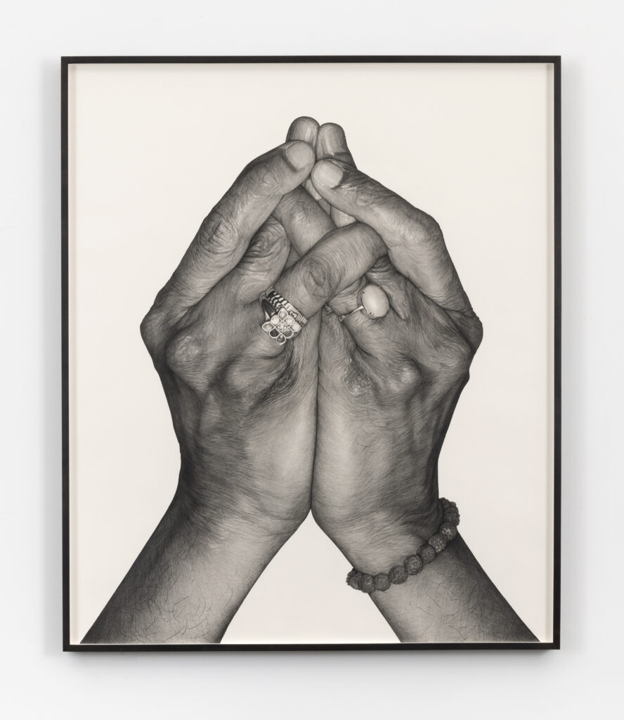 This image illustrates a link to the exhibition titled Karl Haendel in<br><i>Experience 61: GRIEF</i>