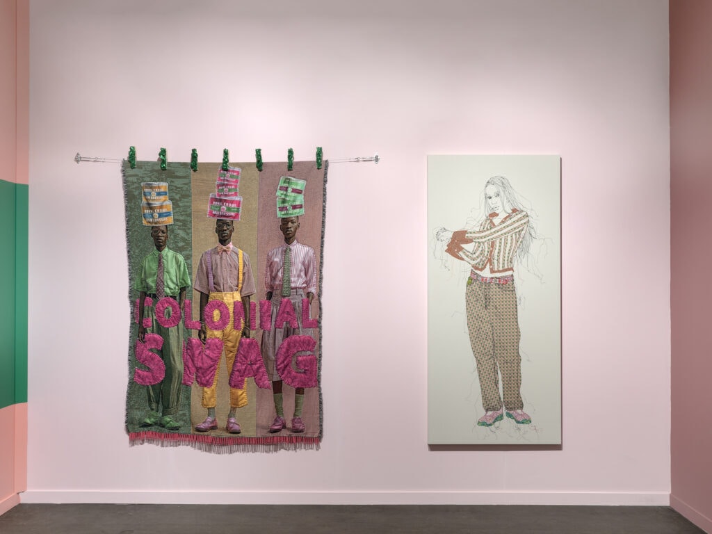 This image illustrates a link to the exhibition titled Vielmetter’s FOG Design + Art Booth Featured in Whitewall