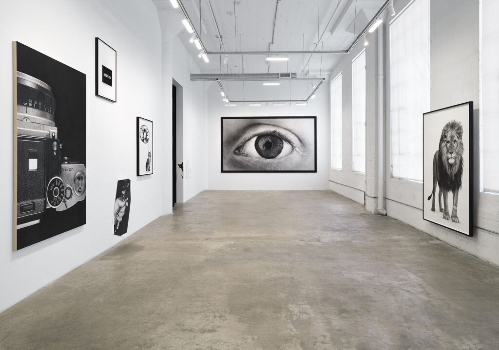 This image illustrates a link to the exhibition titled Karl Haendel: Glass half