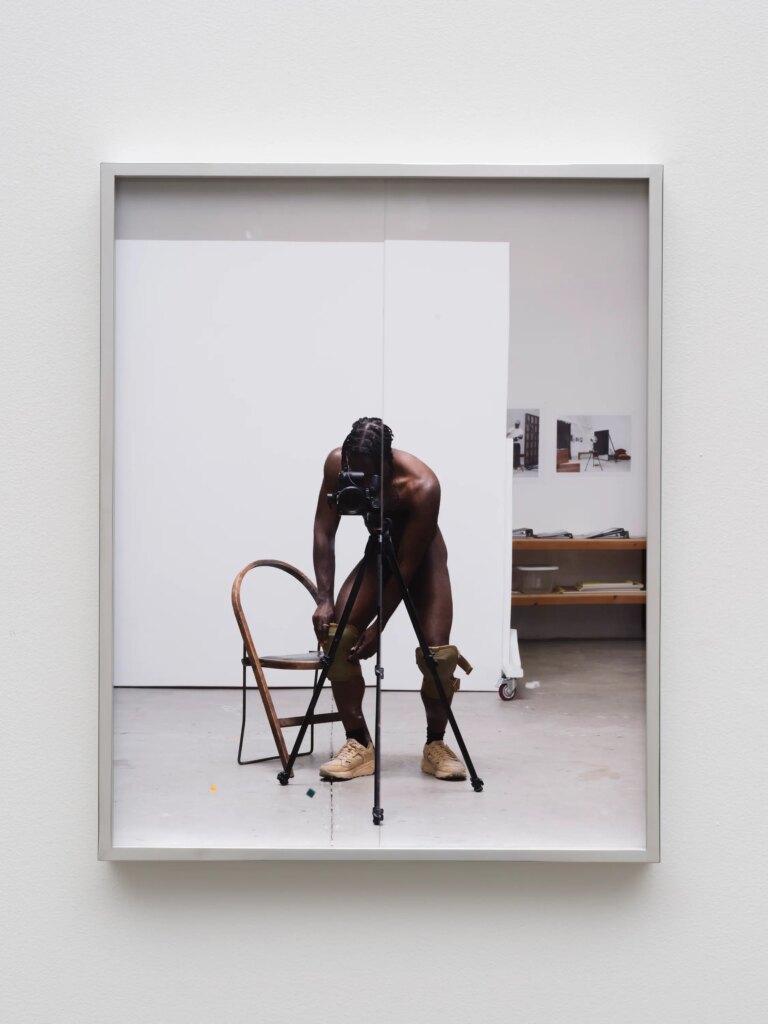 This image illustrates a link to the exhibition titled Edgar Arceneaux<br>Rodney McMillian<br>Paul Mpagi Sepuya in<br> <i>Space is the Place: Selections from the Hammer Contemporary Collection</i>