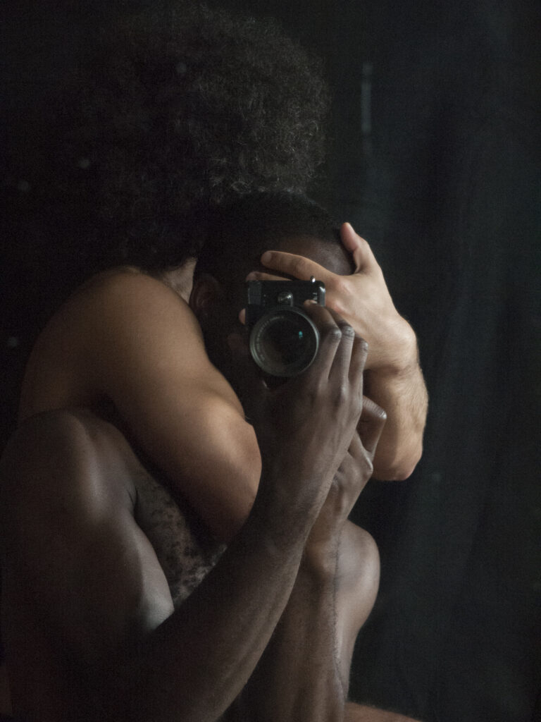 This image illustrates a link to the exhibition titled Paul Mpagi Sepuya: Focus. Desire
