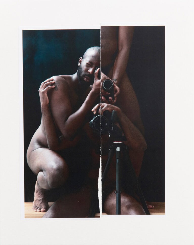 This image illustrates a link to the exhibition titled Paul Mpagi Sepuya in<br><i>Compressed Tenses</i> at the FotoFocus Biennial