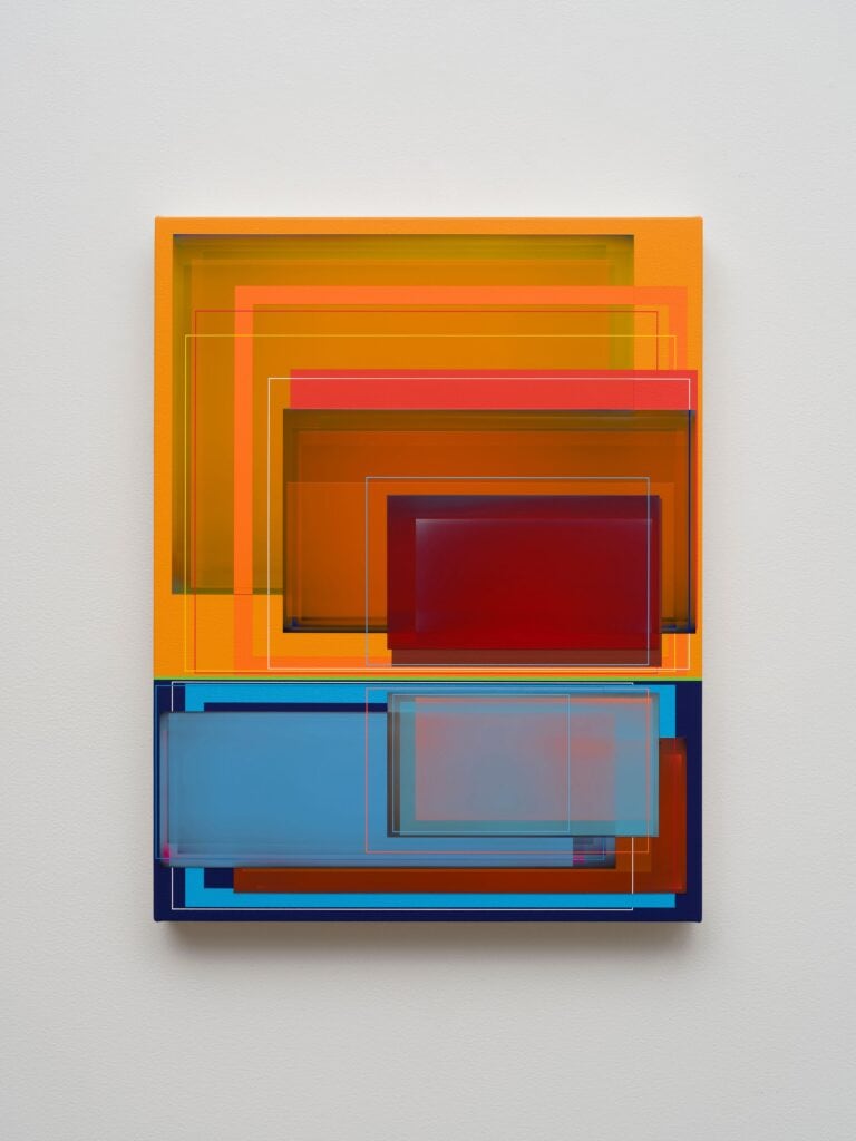 This image illustrates a link to the exhibition titled Patrick Wilson in The New Art Examiner