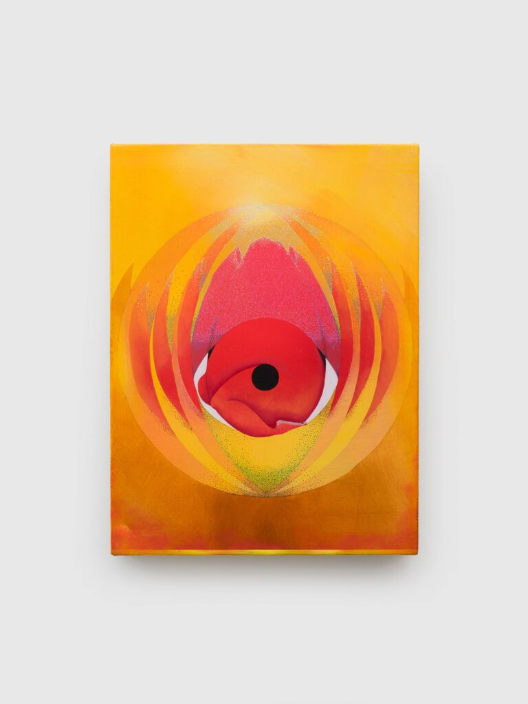 This image depicts an artwork by Brittney Leeanne Williams titled "Open Eye." This artwork was created in 2026 and measures 16" x 12" [HxW] (40.64 x 30.48 cm). Its medium is Oil on canvas.