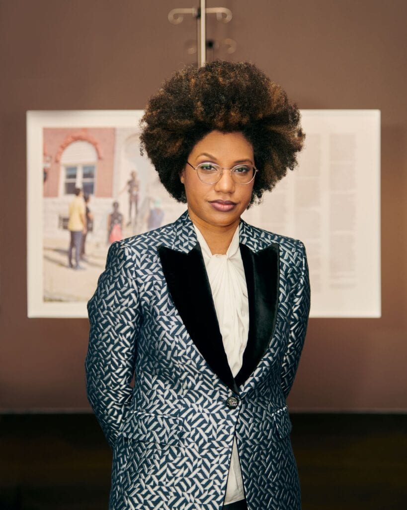 This image illustrates a link to the exhibition titled Representation of LaToya Ruby Frazier
